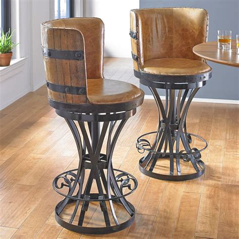 barrel shaped bar stools