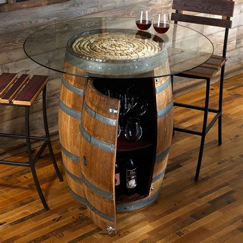 Barrel Wine Table
