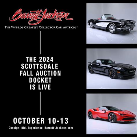barrett jackson 2024 docket sheet print