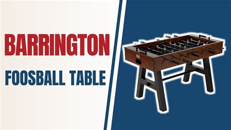 Barrington Foosball Table Assembly Instructions