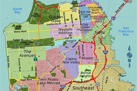 BARRIO GAY SAN FRANCISCO MAPA