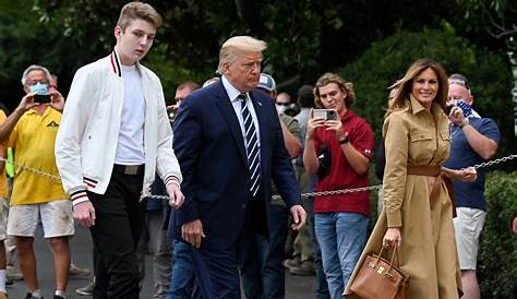 Barron Trump tested positive for Covid19, first lady says