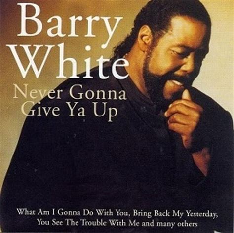 barry white never never gonna give ya up