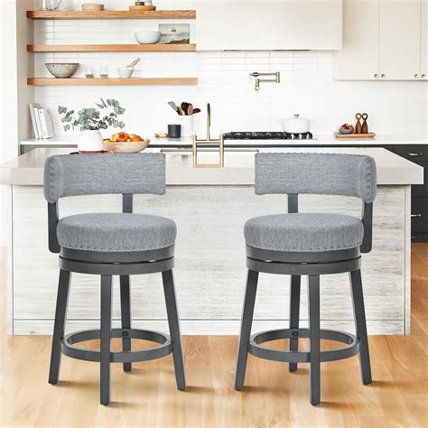Barstool Swivel With Back