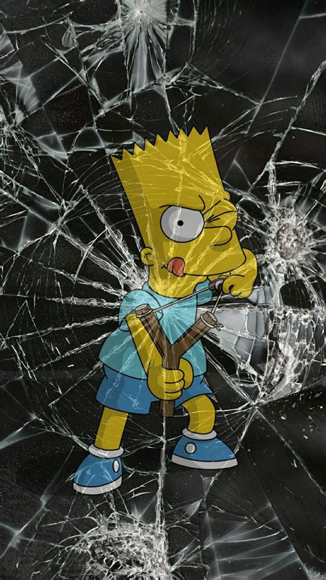 Bart simpson art, Simpson wallpaper iphone, Bart simpson