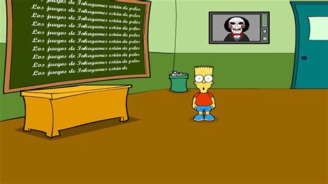 Bart Simpson Saw Game Walkthrough