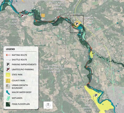 Locations and Float Map Lazy Day Raft Rentals