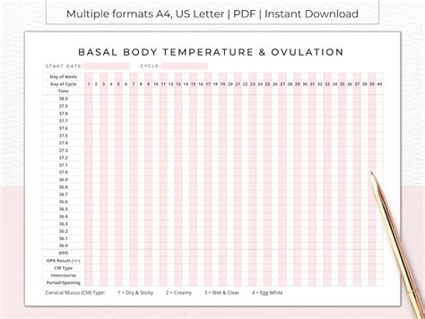 Basal Body Temp Chart Ovulation