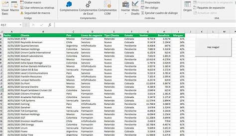 Base De Datos En Excel Con Macros - Cios