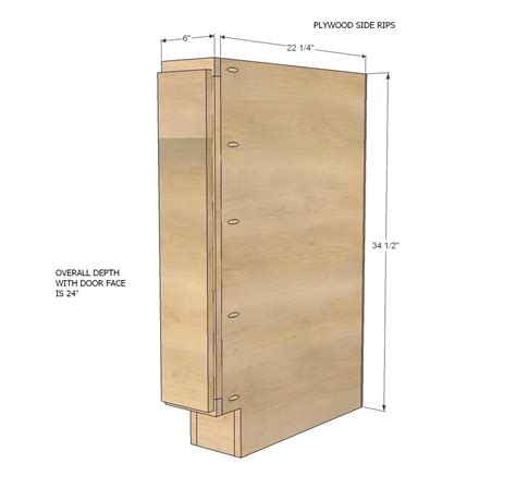 Base Cabinet Filler Size