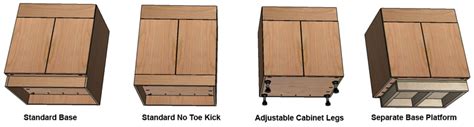 Base Cabinet No Toe Kick