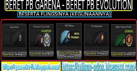 Cheat PB Evolution 2 Desember 2018 Work 100 YouTube