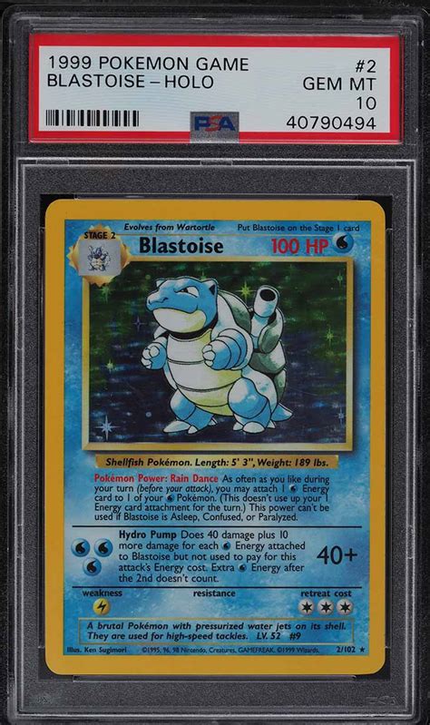 Base Set 2 Blastoise Psa 10