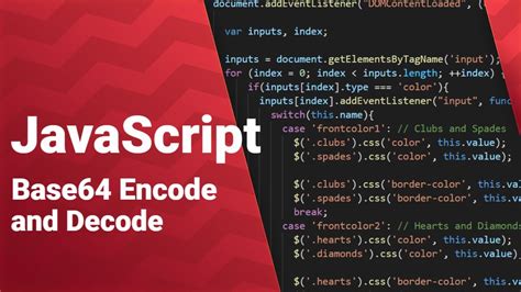 base64 decode javascript