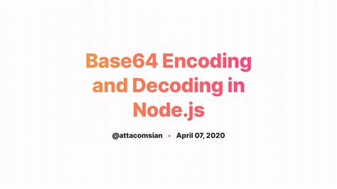 base64 encode nodejs