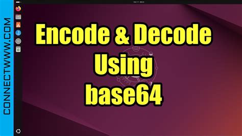 Base64 Encode Using Terminal