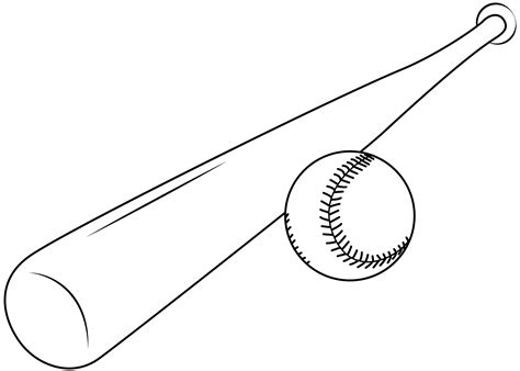 Baseball And Bat Template