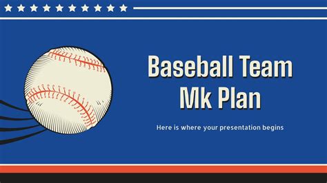 Baseball Background For Google Slides