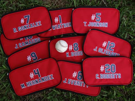 Baseball Bag Embroidery