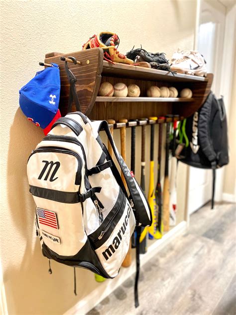 Baseball Bag Storage Rack