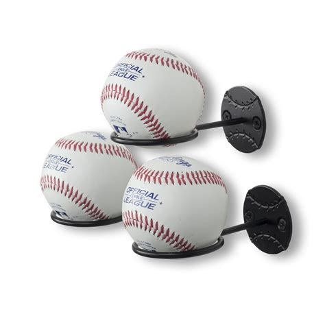 baseball ball holders wall mounting