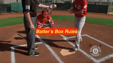Baseball Batter Box Rules