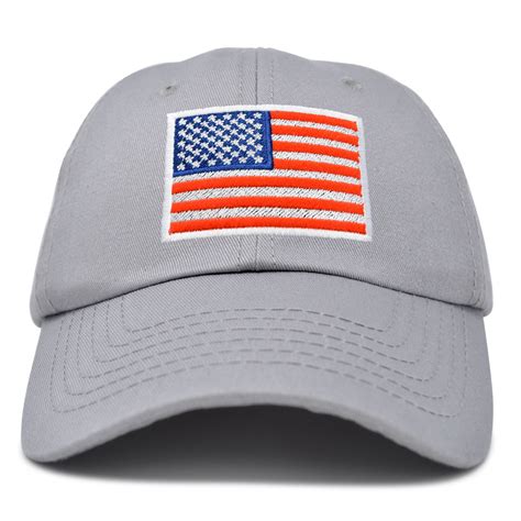 baseball cap with american flag