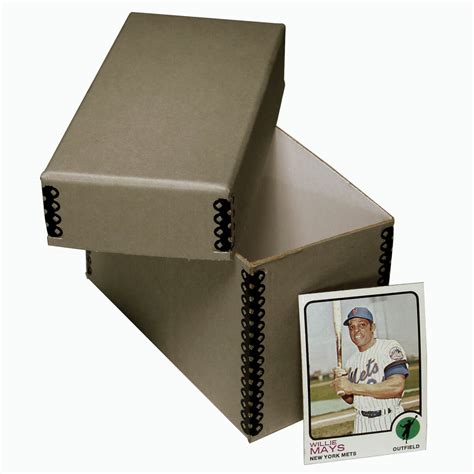 baseball card box storage