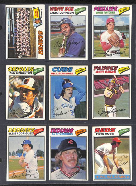 baseball cards price guide 1977
