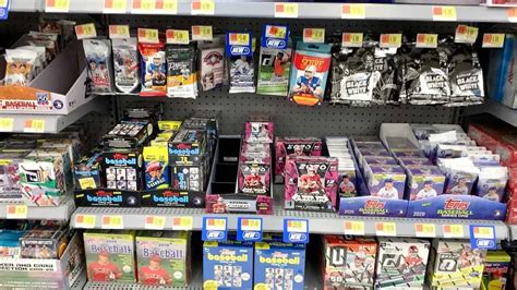 Baseball Cards Walmart Aisle
