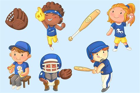 baseball cartoons for kids