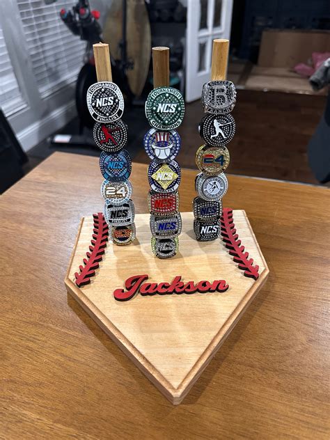 Baseball Diamond Ring Display