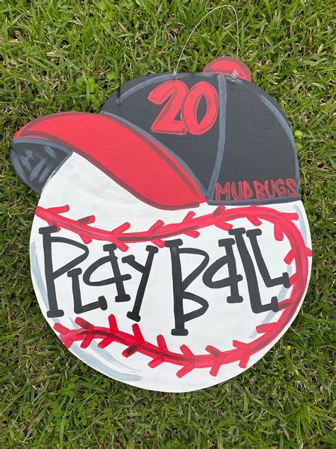 Baseball Door Hangers