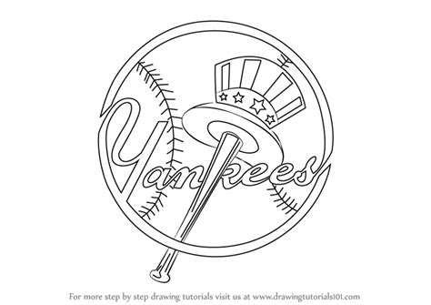 Baseball Drawing Yankees