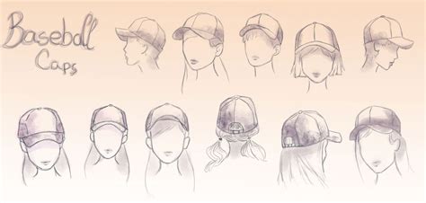 Baseball Hat Drawing Reference