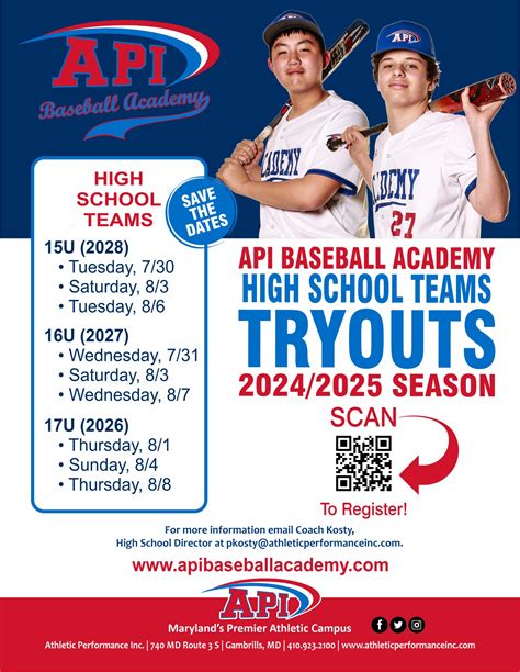 Baseball High School Tryouts