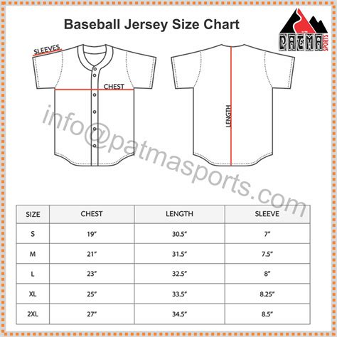 Baseball Jersey Length