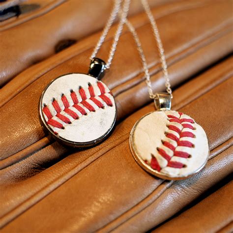 baseball jewelry necklaces