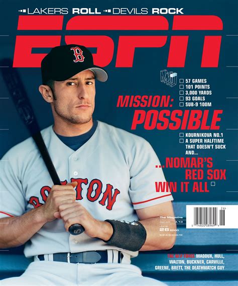 baseball magazine cover design