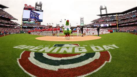 baseball opening day tv schedule