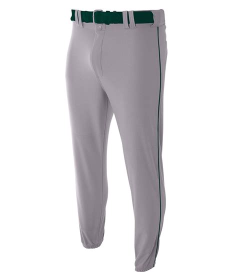 Baseball Pants With Elastic Bottom
