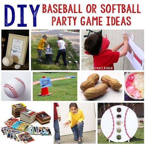 Baseball Party Games Activities