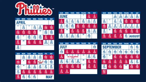 baseball philadelphia phillies game schedule