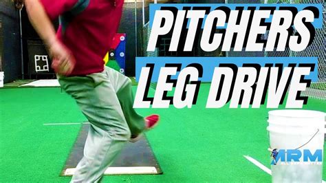 Baseball Pitchers Back Leg