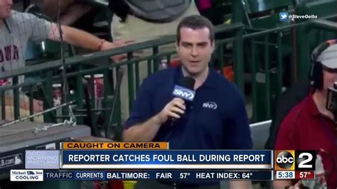Baseball Reporter Catch