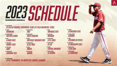 baseball schedule