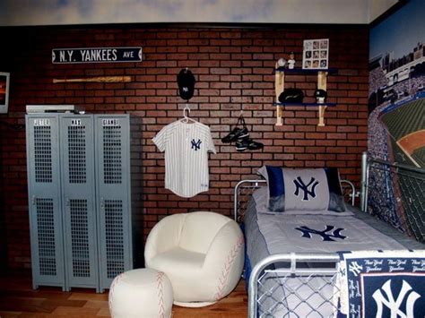 Boys Bedroom Ideas with Sport Bedding Sets Theme Baseball themed