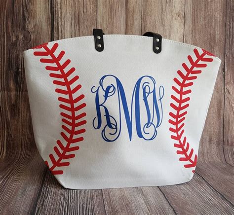 Baseball Tote Monogram