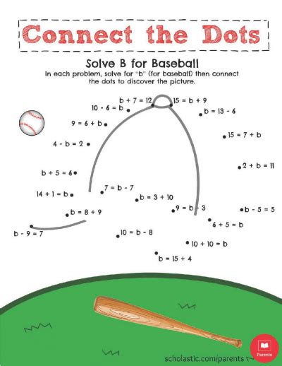 Baseball Worksheets Pdf For Math