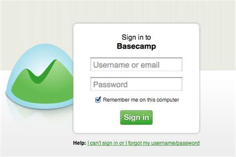 basecamp login 4